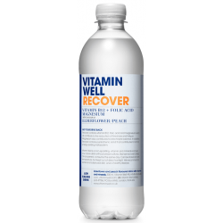 Vitamin Well Recover - Elderflower & Peach 12 x 500ml